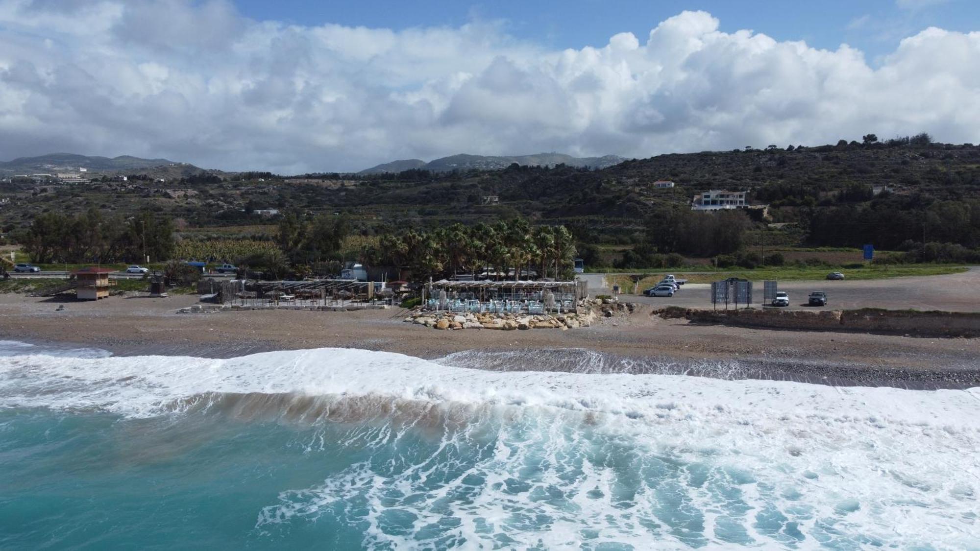 KoniaEden Blue-Horizon 1B, Paphos, Sea View, Poolアパートメント エクステリア 写真