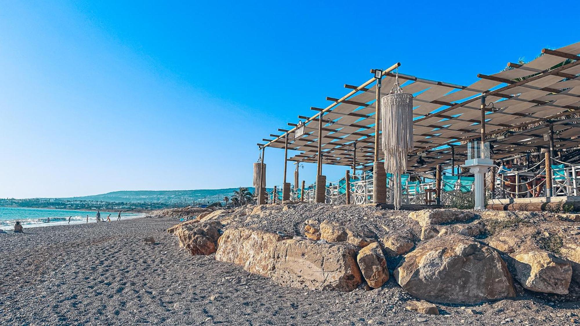 KoniaEden Blue-Horizon 1B, Paphos, Sea View, Poolアパートメント エクステリア 写真