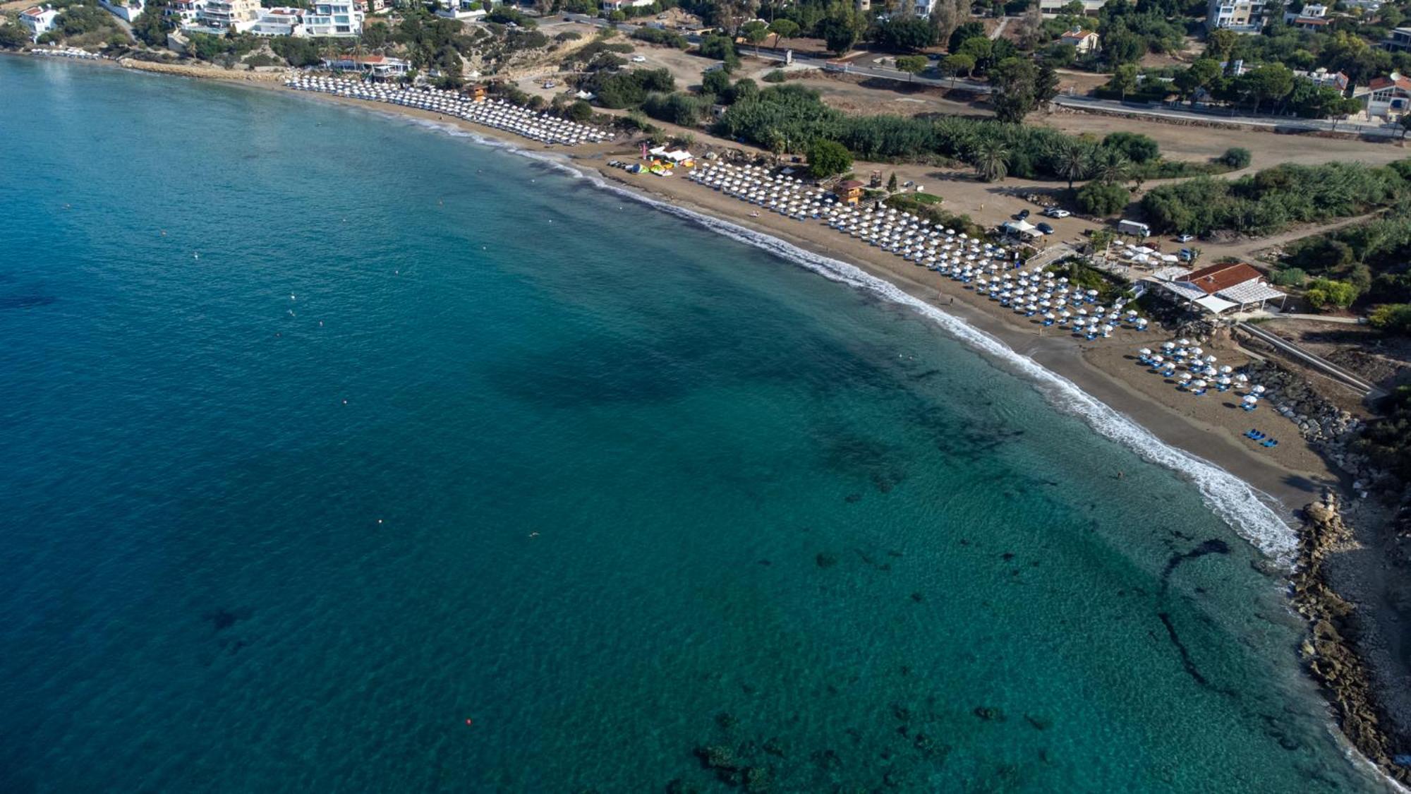 KoniaEden Blue-Horizon 1B, Paphos, Sea View, Poolアパートメント エクステリア 写真