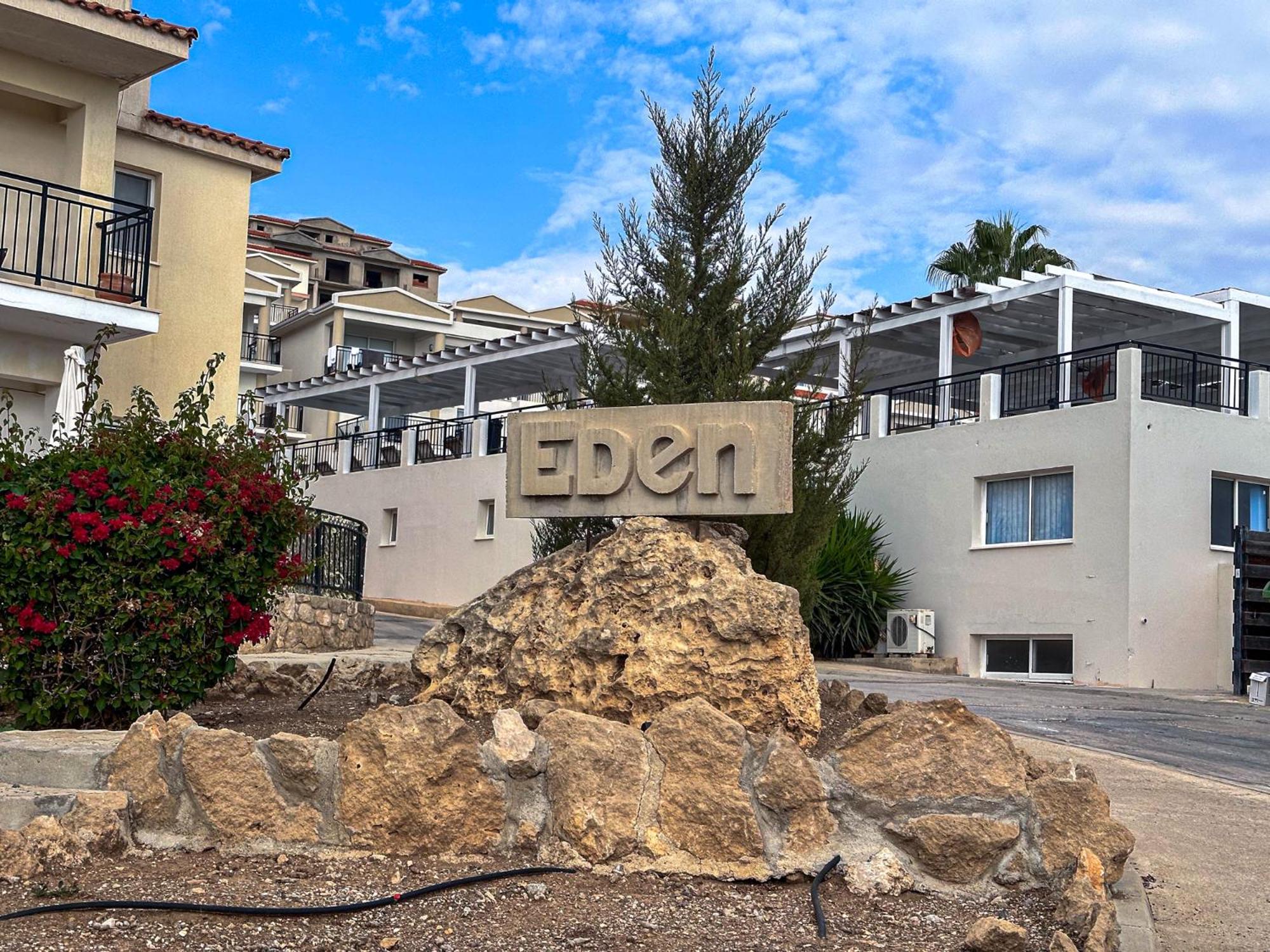 KoniaEden Blue-Horizon 1B, Paphos, Sea View, Poolアパートメント エクステリア 写真